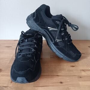 Vionic Women's 23Walk Classic Black Suede Sneakers  Size 9.5 M